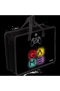 ПАПКА С РУЧКАМИ А4 100 ММ ПЛАСТИК/ТЕКСТИЛЬН РУЧКИ GAME DEVENTE 8057523 (0036)