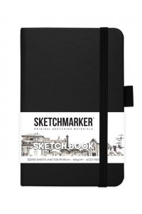 СКЕТЧБУК SKETCHMARKER 80Л 9*14СМ ЧЕРНЫЙ АРТ.2314001SM (6504)