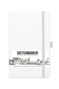 СКЕТЧБУК SKETCHMARKER 80Л 13*21СМ БЕЛЫЙ АРТ.2314103SM (6641)