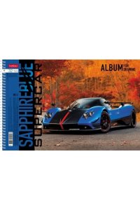 АЛЬБОМ Д/РИС 32Л ХАТБЕР СПИРАЛЬ BLUE SUPERCAR В АСС 32А4ВСП (4268)