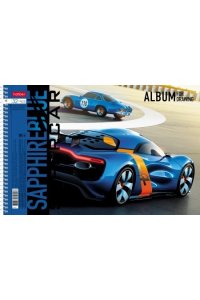 АЛЬБОМ Д/РИС 32Л ХАТБЕР СПИРАЛЬ BLUE SUPERCAR В АСС 32А4ВСП (4268)