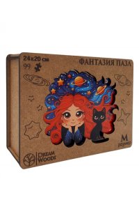 ПАЗЛЫ ФИГУРНЫЕ А4 ФАНТАЗИЯ / 99 ДЕТ/ (ДЕРЕВО) Р-077 (5644)