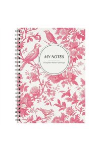 БЛОКНОТ 48Л А5 ФЕНИКС+ СПИРАЛЬ РОЗОВЫЕ ПТИЦЫ 72705