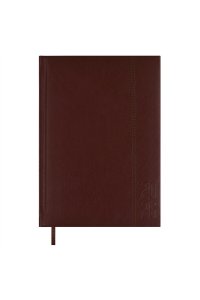 ЕЖЕДНЕВНИК 2026 176Л А5 ФЕНИКС+ КОЖЗАМ НАППА КОРИЧНЕВЫЙ 70225