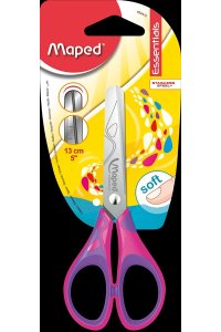 НОЖНИЦЫ 130ММ MAPED ESSENTIALS SOFT В АСС 464412 (4129)