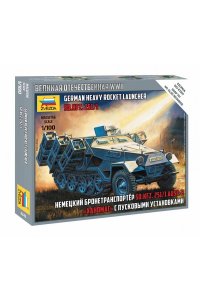СБОРНАЯ МОДЕЛЬ НЕМЕЦКИЙ БРОНЕТРАНСПОРТЕР ХАНОМАГ (МАСШТАБ 1:100) *ЗВЕЗДА* АРТ.6243 (2437)