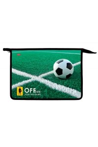 ПАПКА Д/ТРУДА 2 ОТД А4 НА МОЛНИИ ОФСАЙД (ПЛАСТИК) HATBER AMT_07071