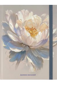 ДНЕВНИК Д/ШК 40Л ПРОФ-ПРЕСС ТВ МАТОВ ЛАМИН РЕЗИНКА НЕЖНЫЙ ЦВЕТОК - 4 Д40-9438 (4382)