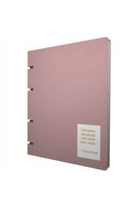 ТЕТР 120 А5 КЛЕТ ЭКСМО СО СМЕН БЛОКОМ НА КОЛЬЦАХ КОЖЗАМ ФОЛЬГАNUANCES. ПЕРСИК ТКИФ1205578 (3558)