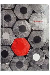 ЕЖЕДНЕВНИК 80Л А5 COLLEZIONE КОНТРАСТ КРАСНЫЕ ДЕТАЛИ-3 80-6020