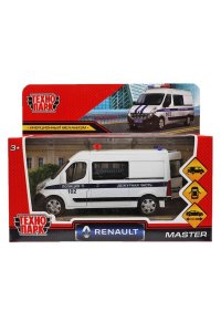 ИГРУШКА МАШИНА ТЕХНОПАРК RENAULT MASTER ПОЛИЦИЯ /326462/MASTER-14POL-WH (7094)
