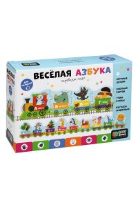 НАСТ ИГРА BABY GAMES ПАРОВОЗИК АЗБУКА (3+)АРТ.06833 (8336)