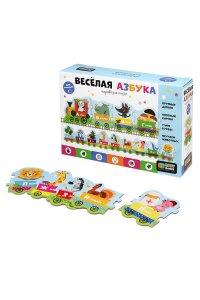 НАСТ ИГРА BABY GAMES ПАРОВОЗИК АЗБУКА (3+)АРТ.06833 (8336)