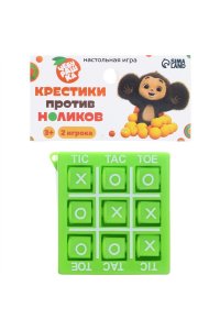 НАСТ ИГРА КРЕСТИКИ ПРОТИВ НОЛИКОВ ЧЕБУРАШКА 10129167 (1670)