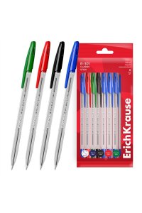 НАБОР РУЧЕК ШАР 4ЦВ 8 ШТ R-301 CLASSIC STICK 1,0 ММ /ЕВРОПОДВЕС/ ЕК 60993