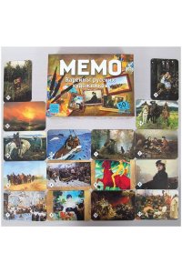 НАСТ ИГРА МЕМО (50 КАРТОЧЕК) КАРТИНЫ РУССКИХ ХУДОЖНИКОВ 7206