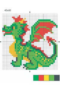 НАБОР Д/ТВОРЧ ВЫШИВКА ДРАКОН(В КОНВЕРТЕ) *ДК*АРТ.05112
