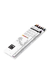 СКЕТЧ КАРАНДАШИ 6 ЦВ SKETCH&ART УТОЛЩЕНН ОСЕННИЙ ПЕЙЗАЖ BRUNO VISCONTI 30-0118/10 (8696)