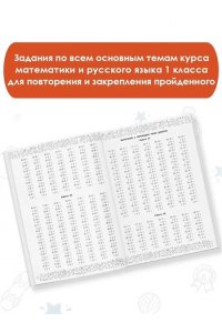 Позднева Т.С., Кулаков А.А., Кочурова Е.Э. Большая книга отличника. Математика. Русский язык. Все задания для 1 класса