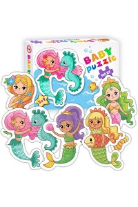 ПАЗЛЫ BABY PUZZLE РУСАЛОЧКИ MAXI 5 В 1 ДРОФА АРТ.4078