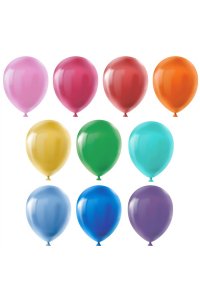 ШАР ВОЗДУШ 30 СМ АССОРТИ СТАНДАРТ (1ШТ=УПАКОВКА 10ШТ) BLS-30 (4700)