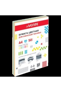 БУМАГА 5 ЦВ 50 Л ПАСТЕЛЬ А4 80Г/М DEVENTE 2072814/2072250 (5527)