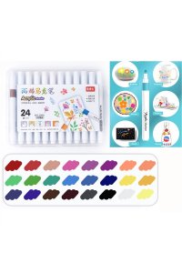 НАБОР МАРКЕРОВ АКРИЛ 24ШТ SHENG BO SHI КОКОС 252481 (9005)