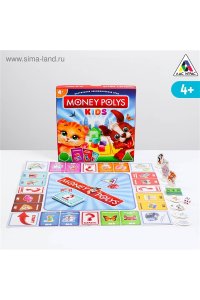 НАСТ ИГРА ЭКОНОМИЧЕСКАЯ MONEY KIDS(4+)СИМА-ЛЕНД АРТ.4332668