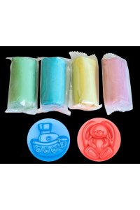 ГЛИНА Д/ЛЕПКИ 4ЦВ 270ГР КРОХА /С ФОРМОЧКАМИ/ (3+) ЛУЧ 31С 2072-08