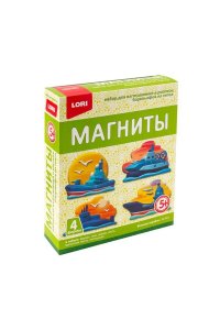 НАБОР Д/ТВОРЧ МАГНИТЫ ИЗ ГИПСА ВОЕННЫЕ КОРАБЛИ М-071