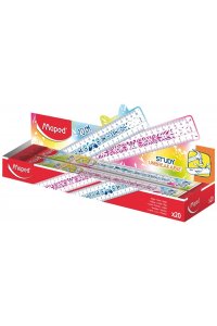 ЛИНЕЙКА 20СМ MAPED STUDY UNBREAKABLE FANCY (СУПЕРПРОЧН) ЕВРОПОДВЕС 245401