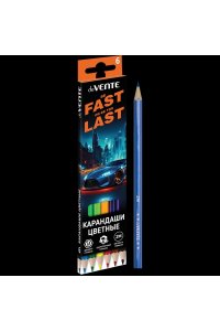 КАРАНДАШИ 6ЦВ DEVENTE 2М FAST OR LAST АРТ. 5021537 (2459)