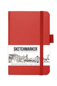 СКЕТЧБУК SKETCHMARKER 80Л 9*14СМ КРАСНЫЙ АРТ.2314201SM (6702)