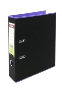 РЕГИСТРАТОР 8,0 СМ. PVC INTELLIGENT ЧЕРНЫЙ/ФИОЛЕТОВЫЙ DO-8600/DA-58 (6001)