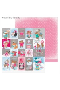 БУМАГА Д/СКРАПБУКИНГА 30,5*30,5СМ ЗИМНИЕ РАДОСТИ СИМА-ЛЕНД АРТ.3309643