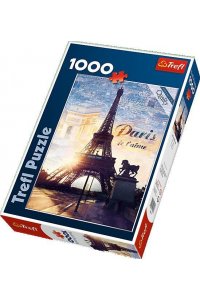 ПАЗЛЫ 1000 TREFL ПАРИЖ НА РАССВЕТЕ - КОЛЛАЖ АРТ.10394
