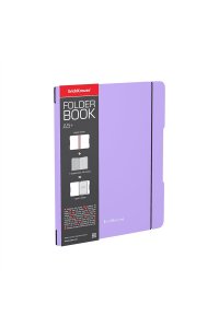 ТЕТР 48 КЛЕТ А5+ FOLDERBOOK PASTEL НА РЕЗИНКЕ ФИОЛЕТОВЫЙ (ПЛАСТ ОБЛ) АРТ.EK 51392