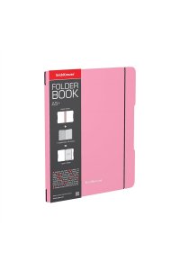 ТЕТР 48 КЛЕТ А5+ FOLDERBOOK PASTEL НА РЕЗИНКЕ РОЗОВЫЙ (ПЛАСТ ОБЛ) АРТ.EK 51393