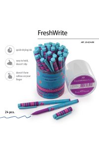 РУЧКА ШАР СИН FRESHWRITE ВЕСЕННИЕ ЦВЕТЫ 0,7 ММ АЛЬТ АРТ.20-0214/08 (5217)