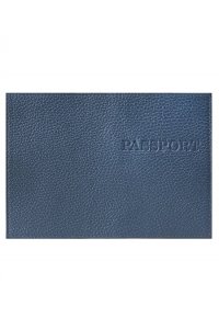 ОБЛОЖКА Д/ПАСПОРТА ФЛОТЕР ТЕМНО-СИНИЙ ТИСН.КОНГРЕВ