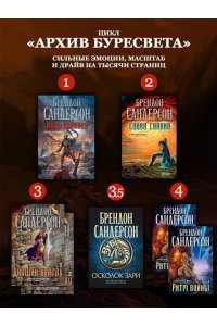 Сандерсон Б. Архив Буресвета. Книга 4. Ритм войны (в 2-х томах) (комплект)