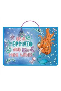 ПАПКА С РУЧКАМИ А4 55 ММ РУСАЛОЧКА 2021 /ПЛАСТИК/ШНУРОК/ ПЧЕЛКА ПМ-А4-35 (5346)