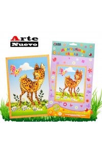 НАБОР Д/ТВОРЧ ЖЕМЧУЖНАЯ СКАЗКА ОЛЕНЕНОК АРТ.ANMT-P5 (8524)