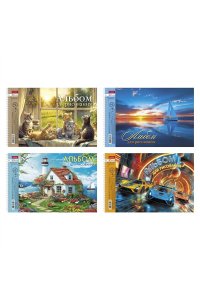 АЛЬБОМ Д/РИС 40Л ХАТБЕР СПИРАЛЬ АССОРТИ- ВЫПУСК №4 40А4ВСП (4247)