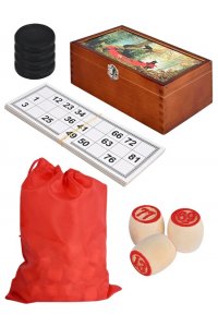 НАСТ ИГРА ЛОТО ДЕРЕВ /ПОДАР ШКАТУЛ/ *РЫЖИЙ КОТ* AN00895 (3659)