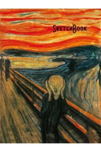 СКЕТЧБУК 80Л А5 ЛАК/ЧАСТ/ ЭДВАРД МУНК. КРИК ПРОФ-ПРЕСС АРТ.80-6330