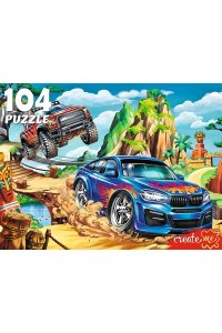 ПАЗЛЫ 104 РЫЖИЙ КОТ КРУТЫЕ МАШИНКИ №4 П104-4883 (8831)