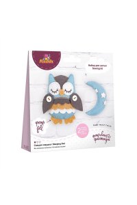 НАБОР Д/ИЗГОТОВЛЕНИЯ ИГРУШКИ СПЯЩАЯ СОВУШКА 