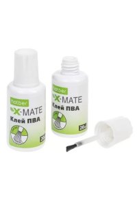 КЛЕЙ ПВА 20 ГР С КИСТОЧКОЙ X-MATE HATBER АРТ.GL_071923 (0850)