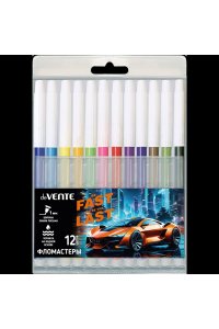 ФЛОМАСТЕРЫ 12 ЦВ DEVENTE FAST OR LAST 5081522 (3487)